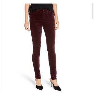 AG The Farrah Skinny Velvet Jeans